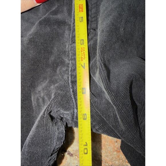 Charter Club black Wide Leg Corduroy Pants Size 6 - Picture 5 of 7